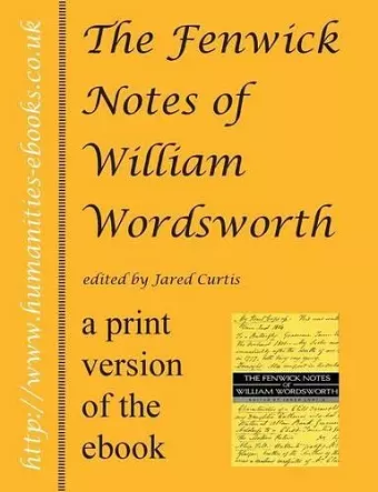 The Fenwick Notes of William Wordsworth cover