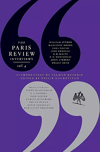 The Paris Review Interviews: Vol. 4 cover