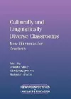 Culturally and Linguistically Diverse Classrooms cover