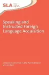 Speaking and Instructed Foreign Language Acquisition cover