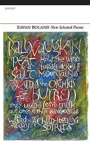 New Selected Poems: Eavan Boland cover