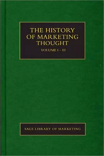 The History of Marketing Thought cover