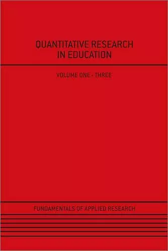 Quantitative Research in Education cover