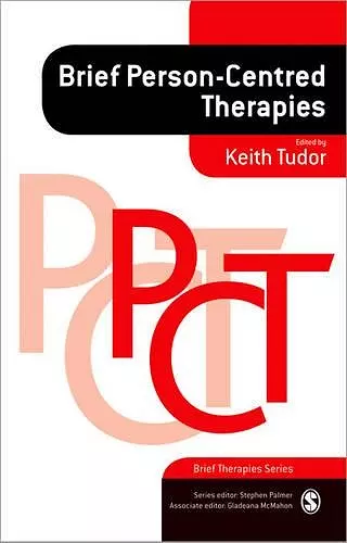 Brief Person-Centred Therapies cover