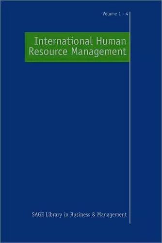 International Human Resource Management cover