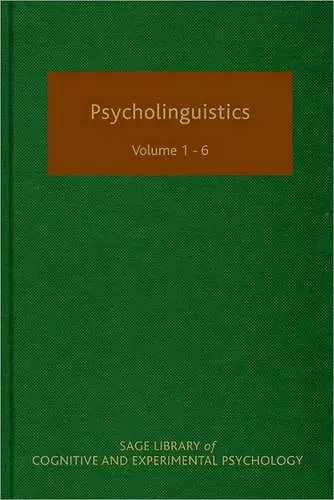 Psycholinguistics cover