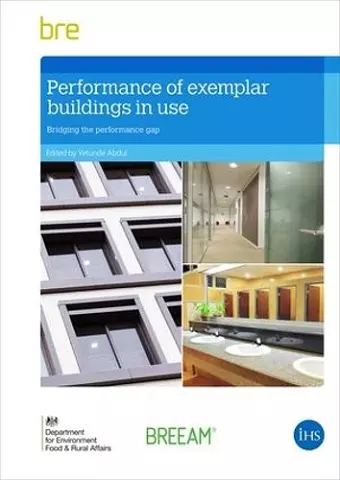 Performance of Exemplar Buildings in Use cover