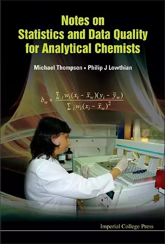 Notes On Statistics And Data Quality For Analytical Chemists cover