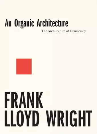 An Organic Architecture cover