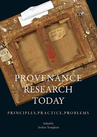 Provenance Research Today cover