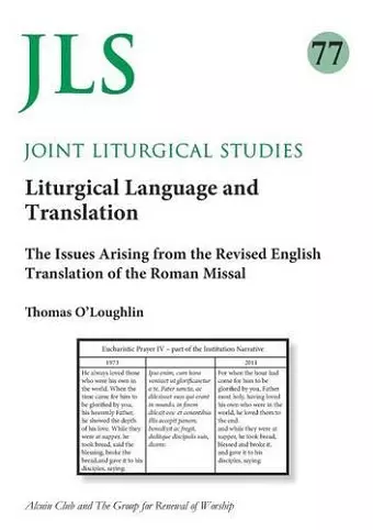 Joint LIturgical Studies 77 cover