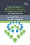 Policy, Performance and Management in Governance and Intergovernmental Relations cover
