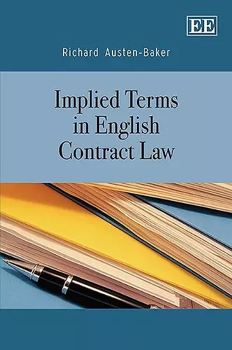 Implied Terms in English Contract Law cover