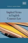 Implied Terms in English Contract Law cover