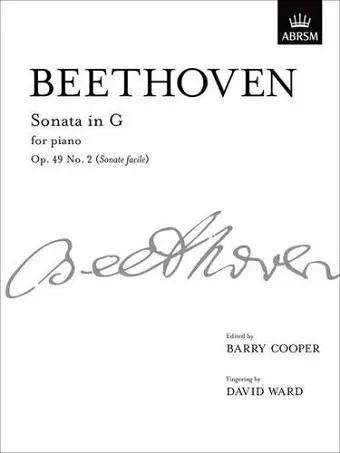 Sonata in G, Op. 49 No. 2 (Sonate facile) cover