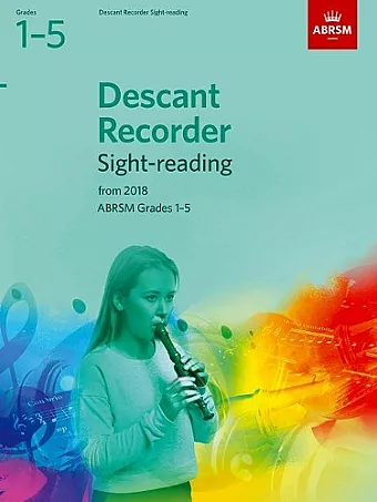Descant Recorder Sight-Reading Tests, ABRSM Grades 1-5 cover