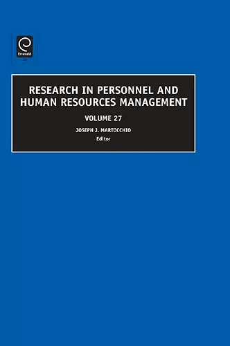 Research in Personnel and Human Resources Management cover