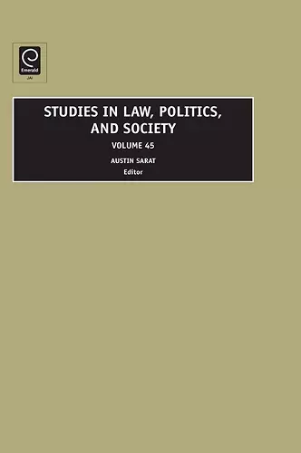 Studies in Law, Politics and Society cover