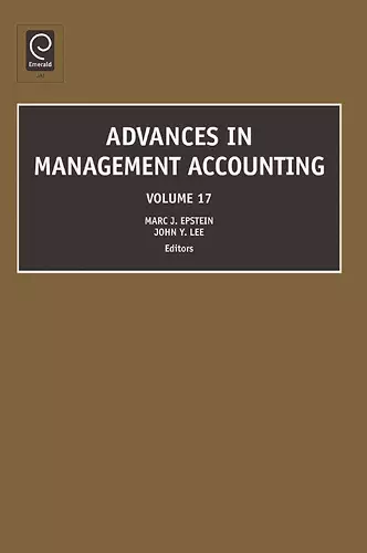 Advances in Management Accounting cover