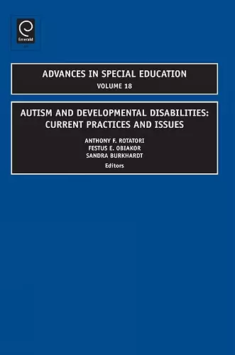 Autism and Developmental Disabilities cover