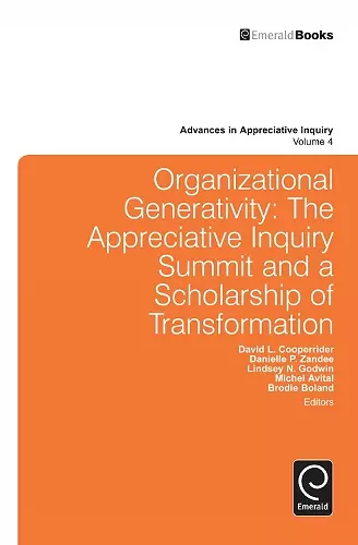 Organizational Generativity cover