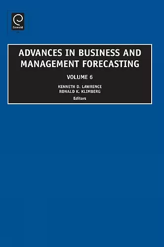 Advances in Business and Management Forecasting cover