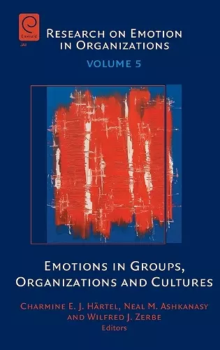 Emotions in Groups, Organizations and Cultures cover