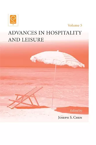 Advances in Hospitality and Leisure cover