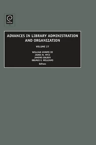 Advances in Library Administration and Organization cover