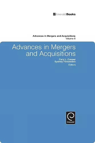 Advances in Mergers and Acquisitions cover