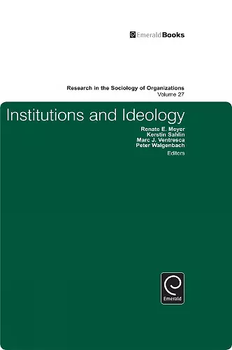 Institutions and Ideology cover