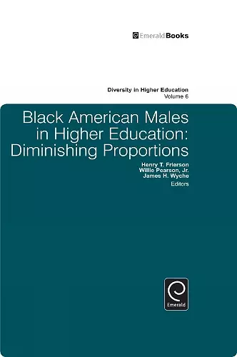 Black American Males in Higher Education cover