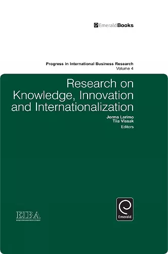 Research on Knowledge, Innovation and Internationalization cover