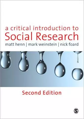 A Critical Introduction to Social Research cover