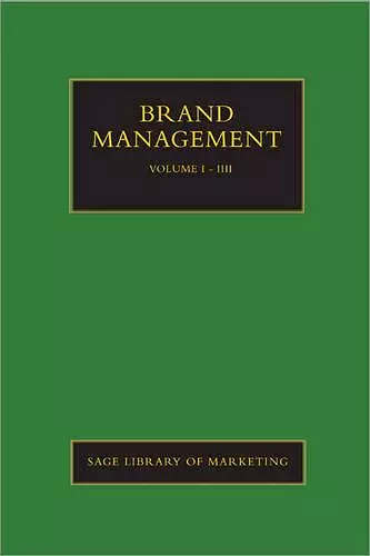 Brand Management cover