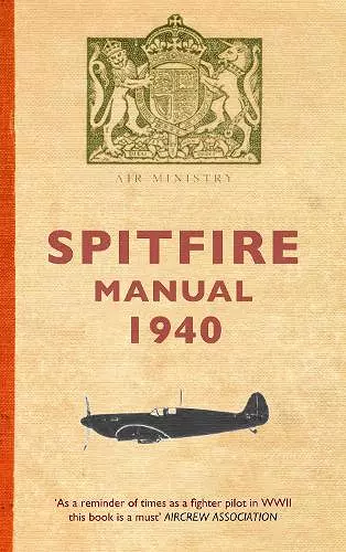 Spitfire Manual 1940 cover