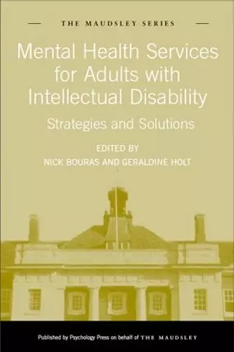 Mental Health Services for Adults with Intellectual Disability cover