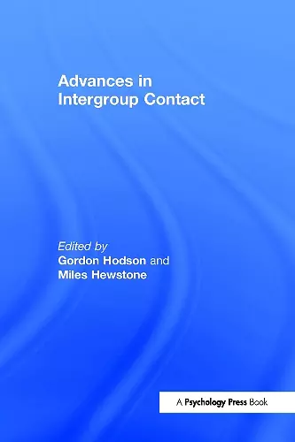 Advances in Intergroup Contact cover