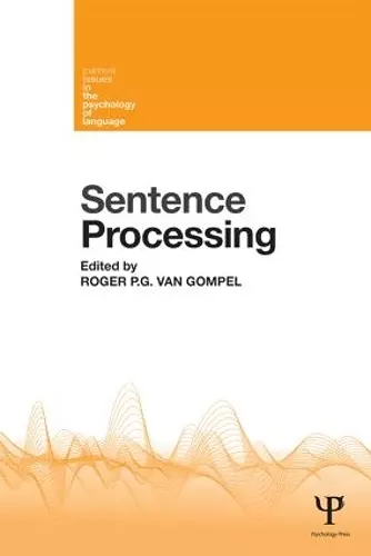 Sentence Processing cover