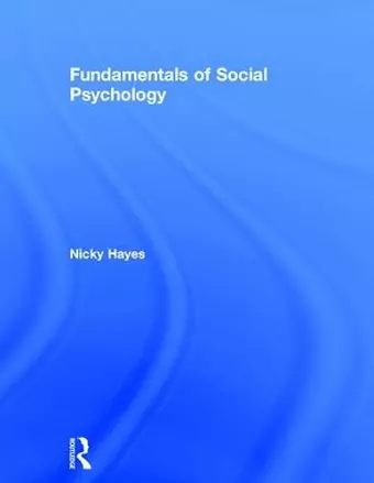 Fundamentals of Social Psychology cover