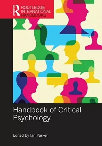 Handbook of Critical Psychology cover
