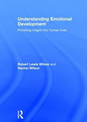 Understanding Emotional Development cover