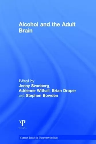 Alcohol and the Adult Brain cover