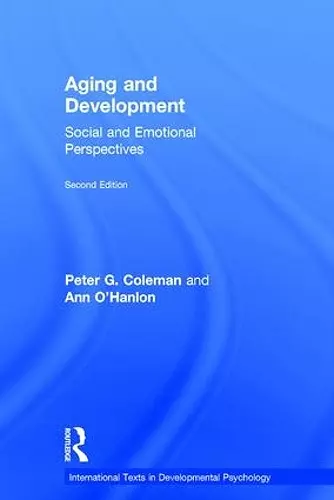 Aging and Development cover