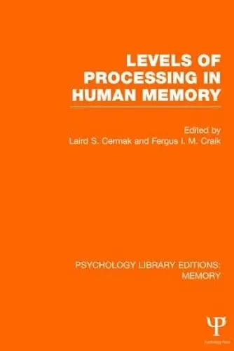 Levels of Processing in Human Memory (PLE: Memory) cover