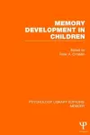 Memory Development in Children (PLE: Memory) cover