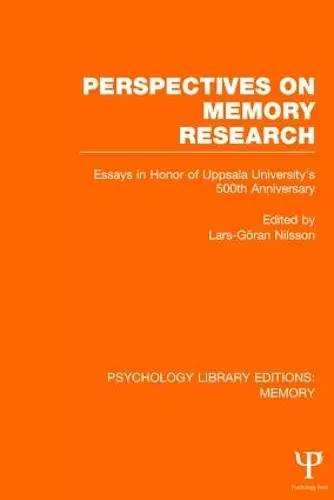 Perspectives on Memory Research (PLE:Memory) cover