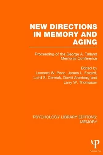 New Directions in Memory and Aging (PLE: Memory) cover