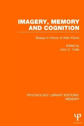 Imagery, Memory and Cognition (PLE: Memory) cover