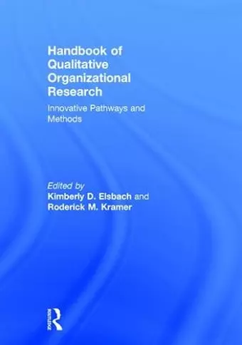 Handbook of Qualitative Organizational Research cover